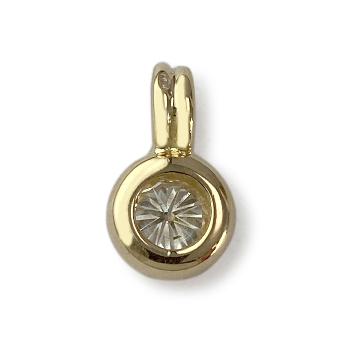 Pendentif d'occasion or 750 jaune diamant - vue 2