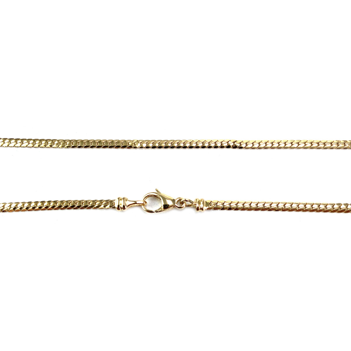 Collier d'occasion or 750 2 tons rubis diamants - vue 3