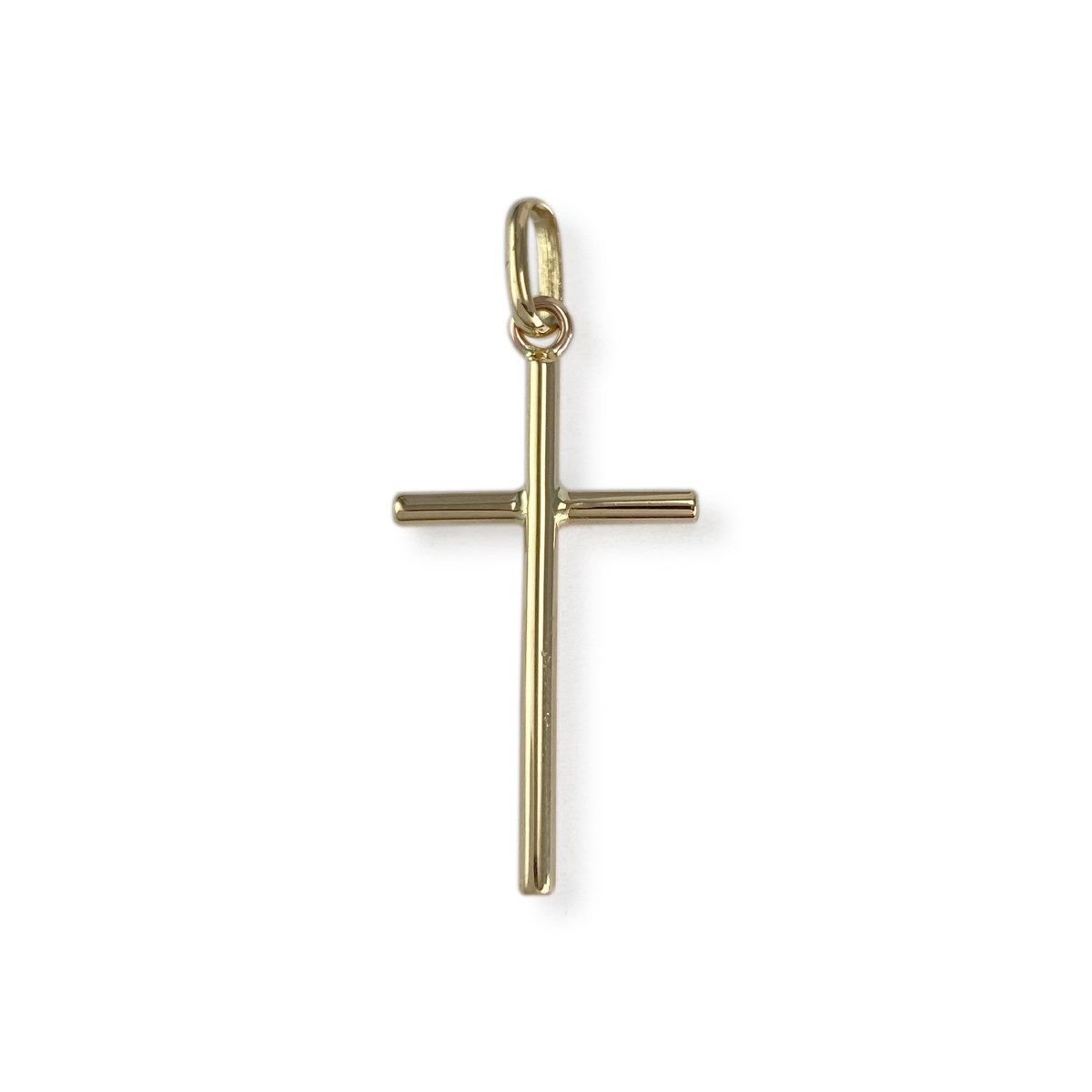 Pendentif croix d'occasion or 750 jaune - vue 2