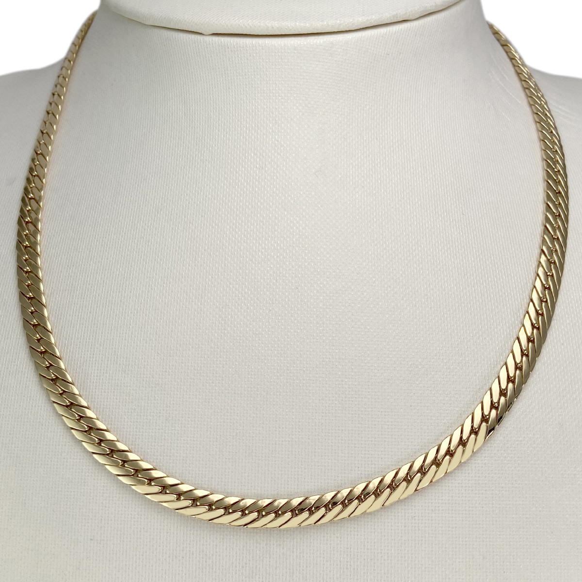 Collier d'occasion or 750 jaune maille anglaise 44,5 cm - vue 2