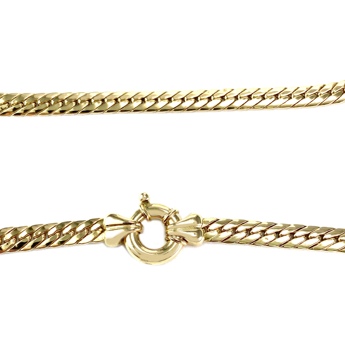 Collier d'occasion or 750 jaune maille anglaise 44,5 cm - vue 3