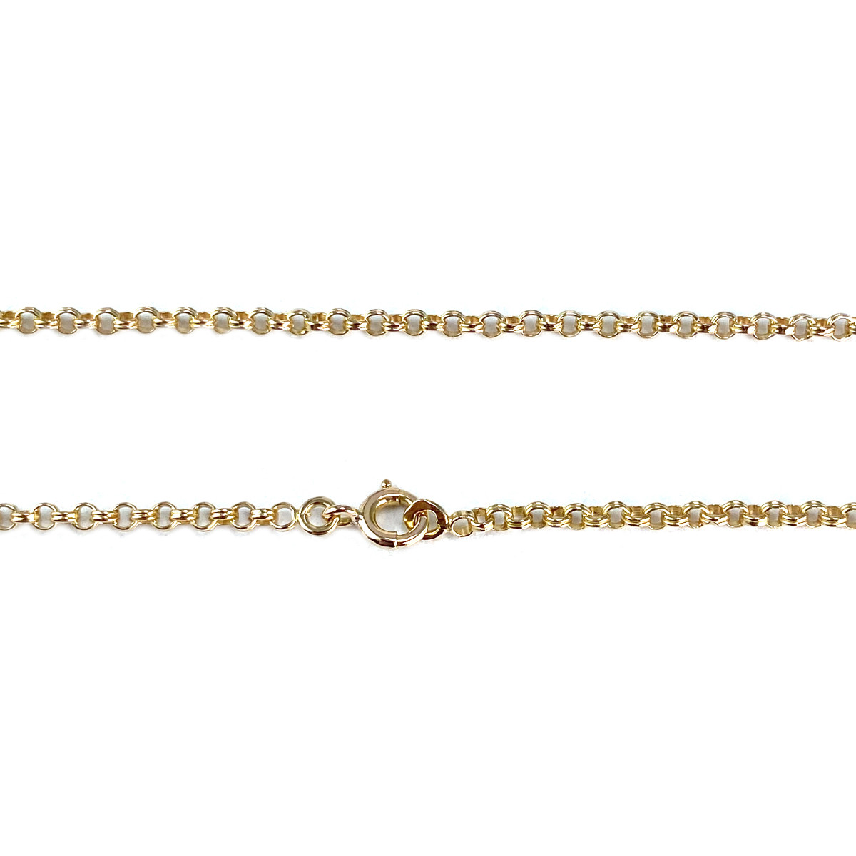 Chaine d'occasion or 750 jaune maille jaseron 66,5 cm - vue 3