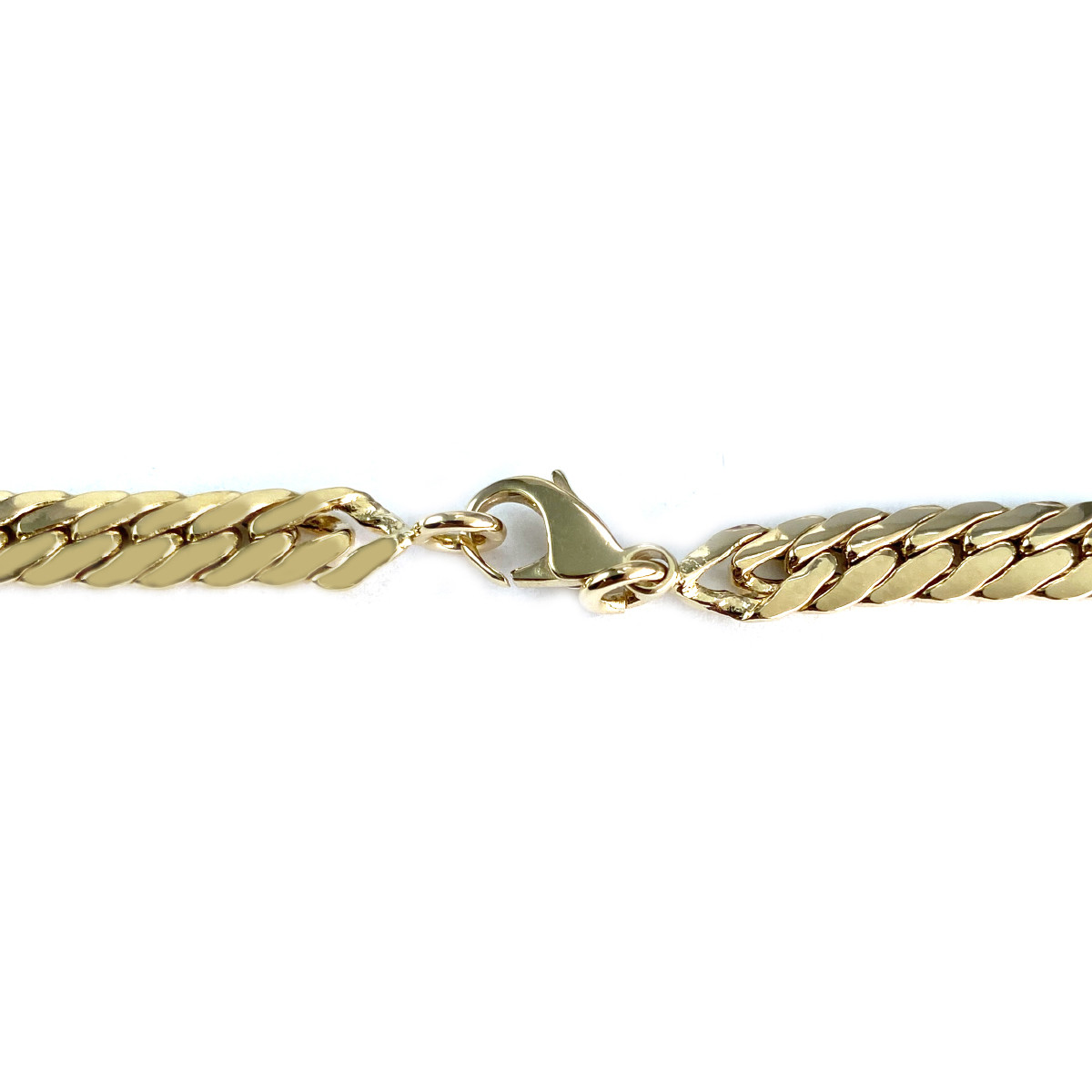 Chaîne d'occasion or 750 jaune maille anglaise 45,5 cm - vue 3