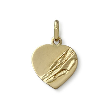 Pendentif coeur d'occasion or 750 jaune