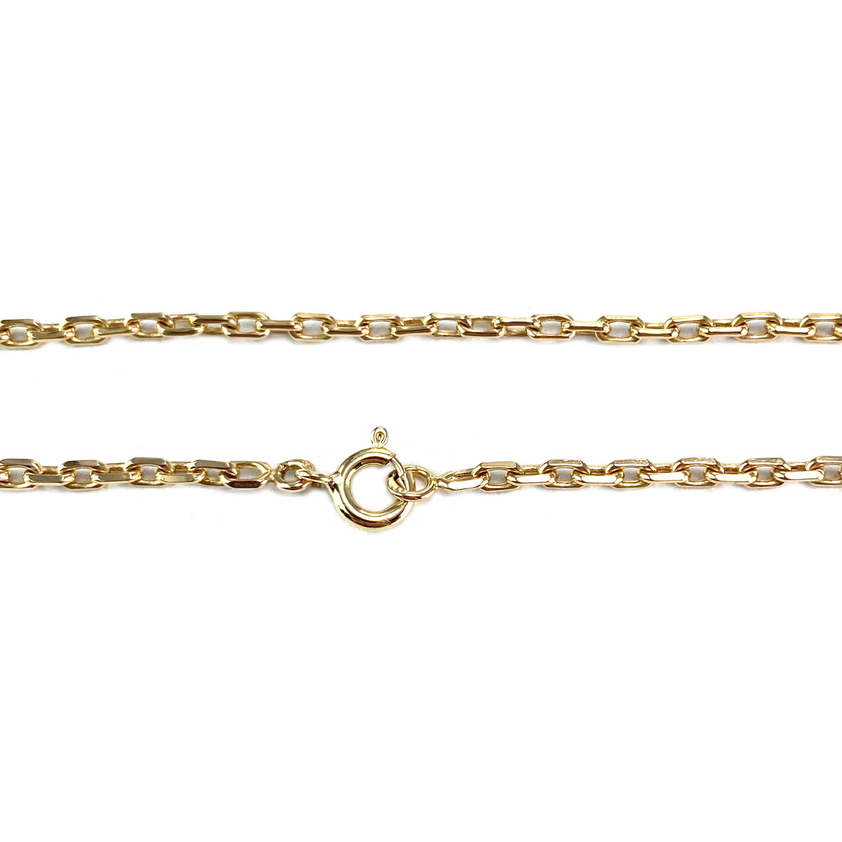 Chaîne d'occasion or 750 jaune maille forçat 47,5 cm - vue 3