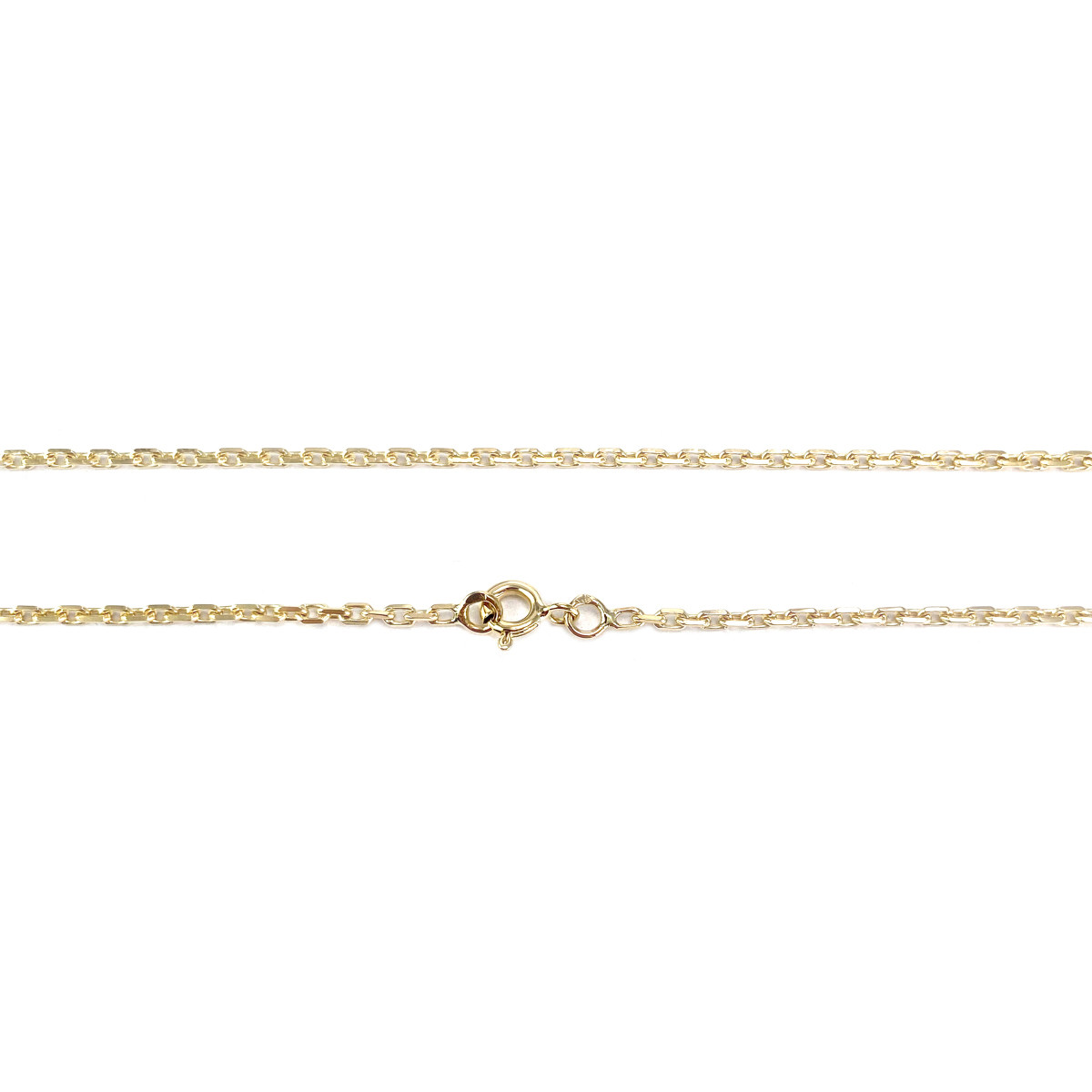 Chaîne d'occasion or 750 jaune maille forçat 66,5 cm - vue 3