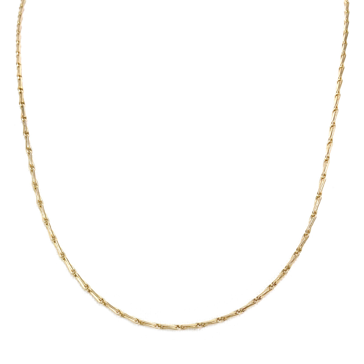 Chaîne d'occasion or 750 jaune maille fantaisie 46 cm