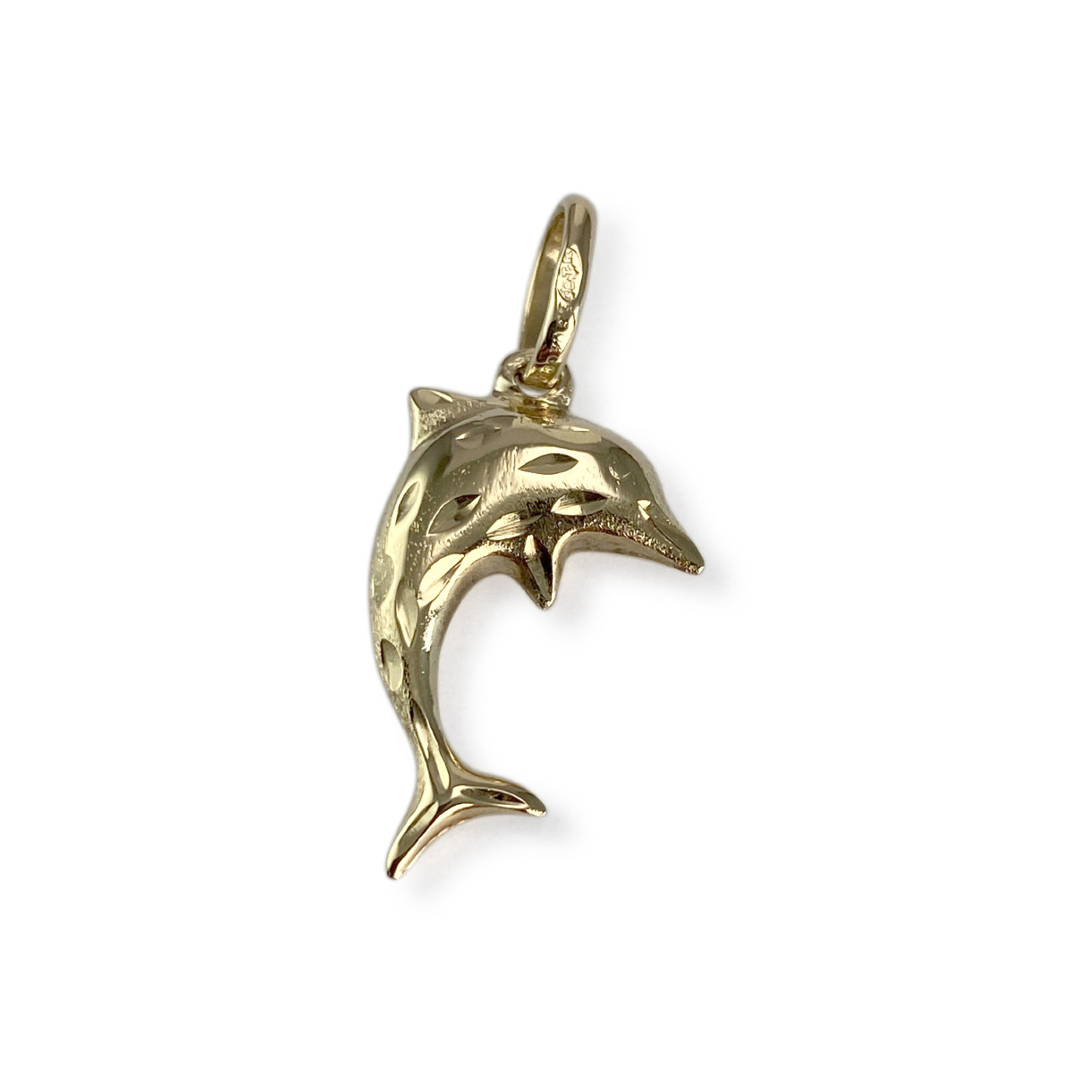 Pendentif d'occasion dauphin or 750 jaune
