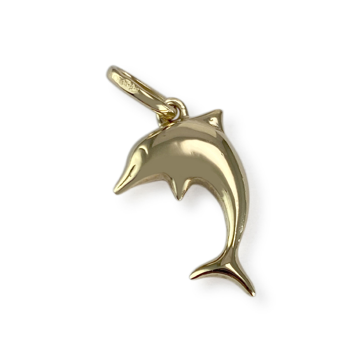 Pendentif d'occasion dauphin or 750 jaune - vue 2