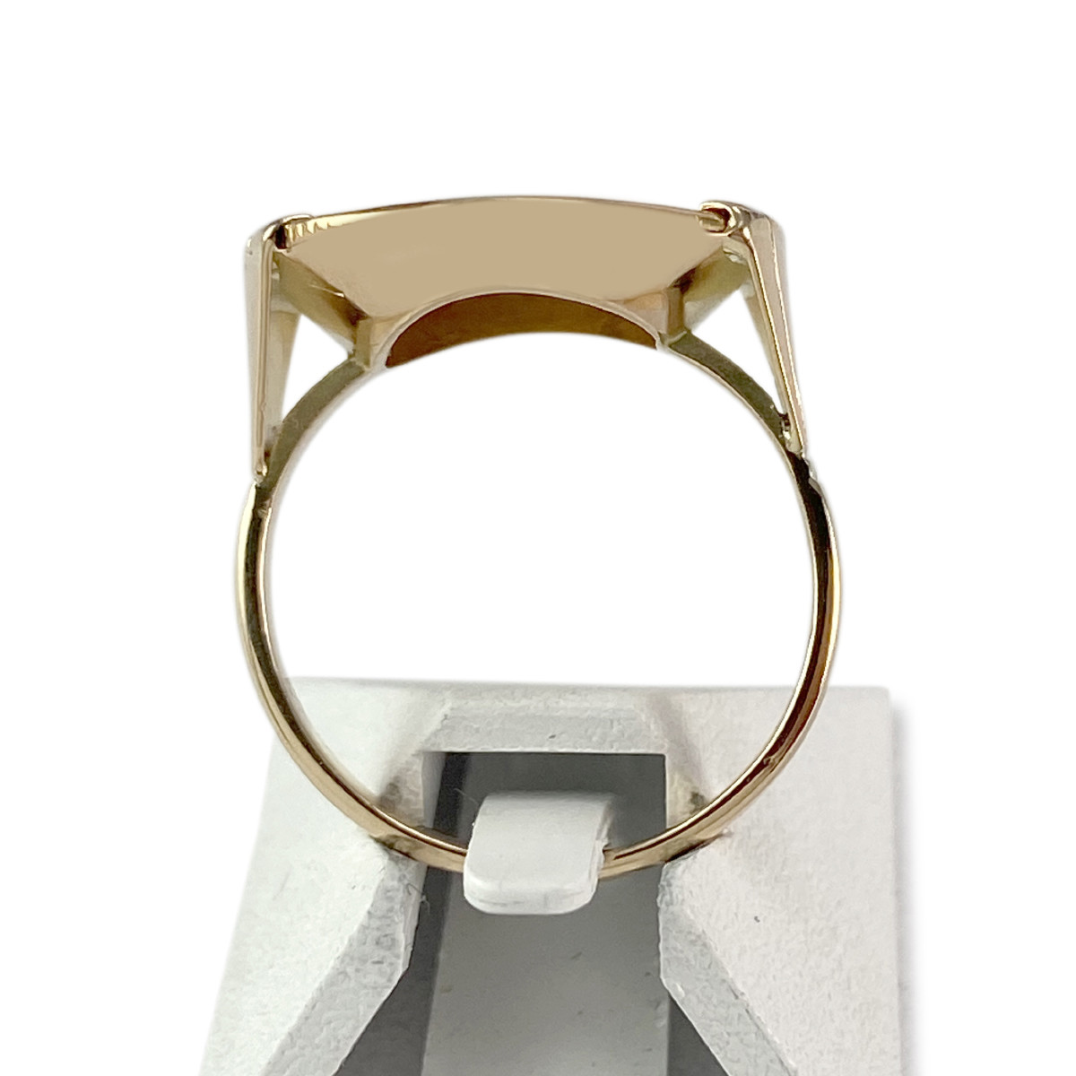 Bague d'occasion or 585 jaune porte pièce - vue 3