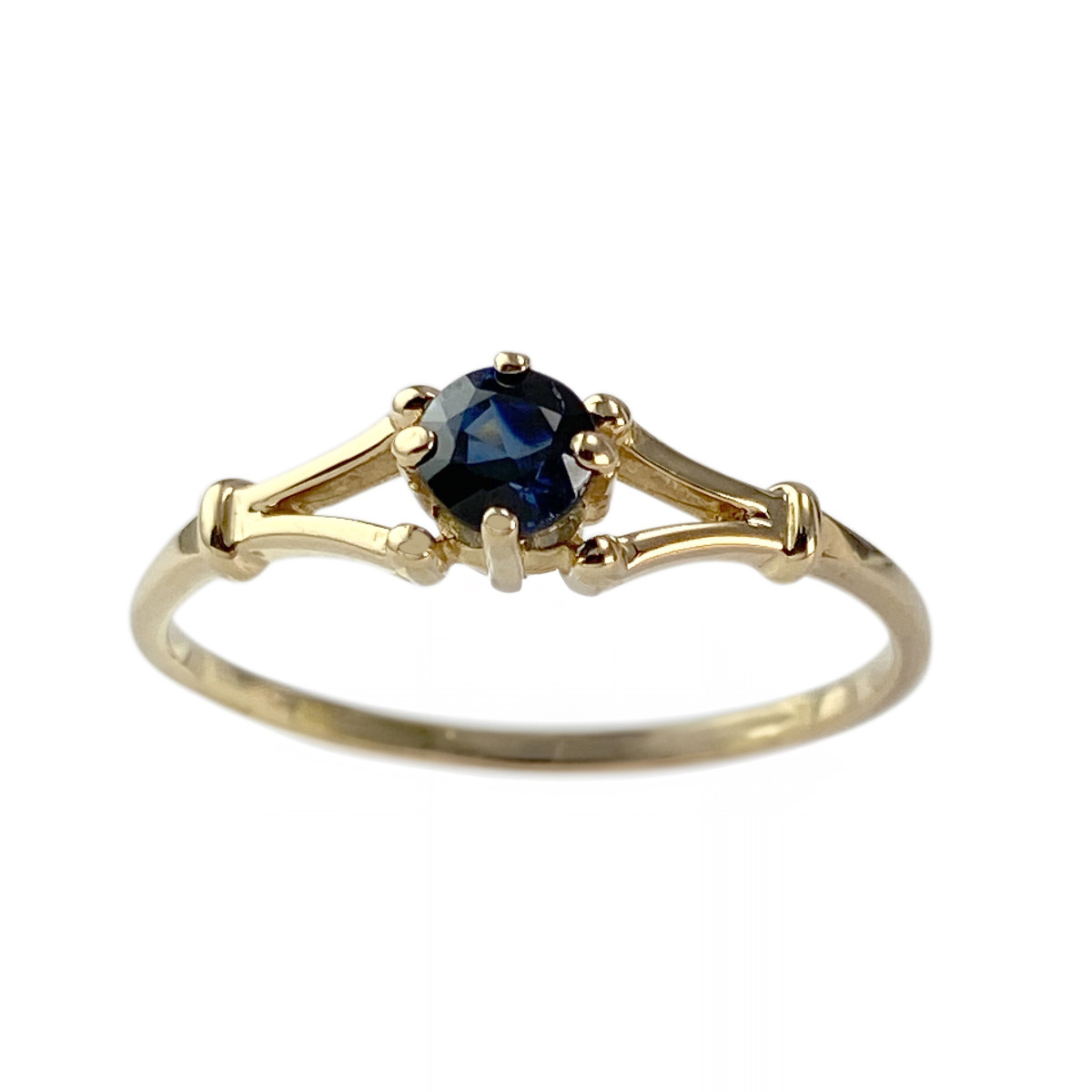Bague d'occasion or 750 jaune saphir
