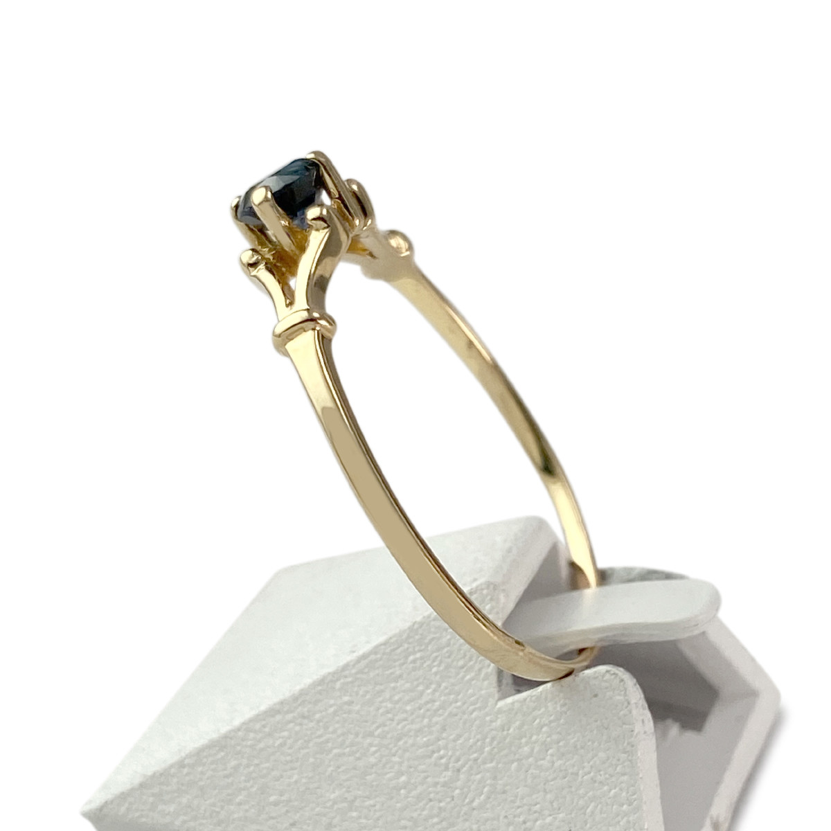 Bague d'occasion or 750 jaune saphir - vue 2