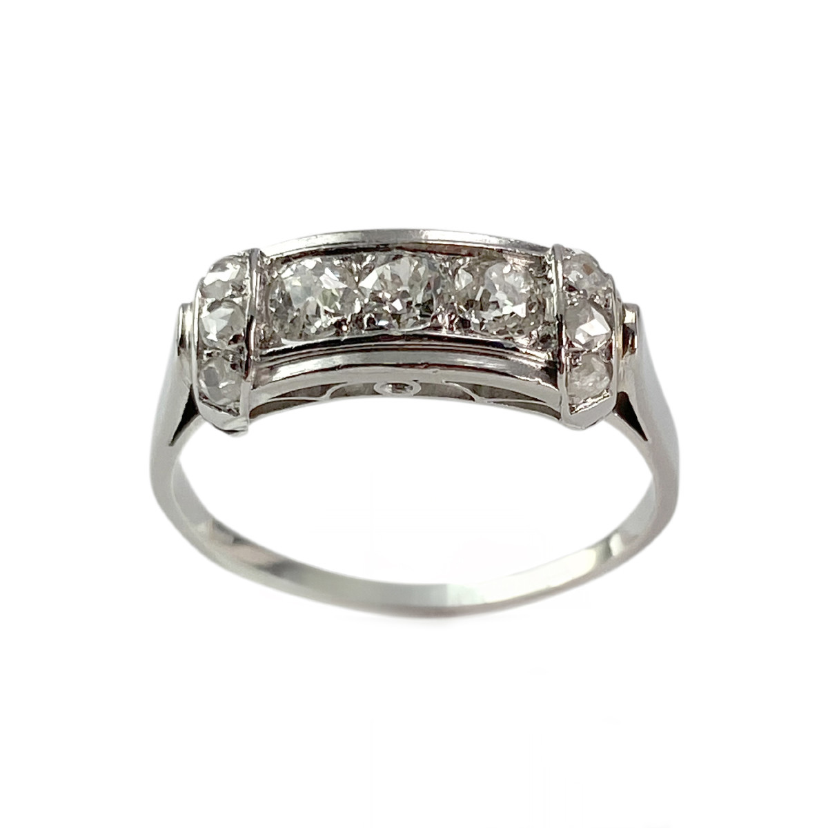 Bague d'occasion platine 950 diamants