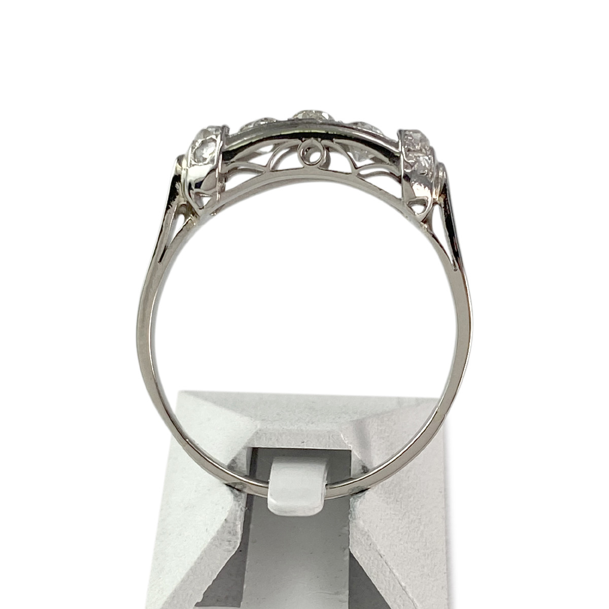 Bague d'occasion platine 950 diamants - vue 3