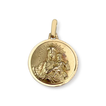 Médaille religieuse d'occasion or 750 jaune