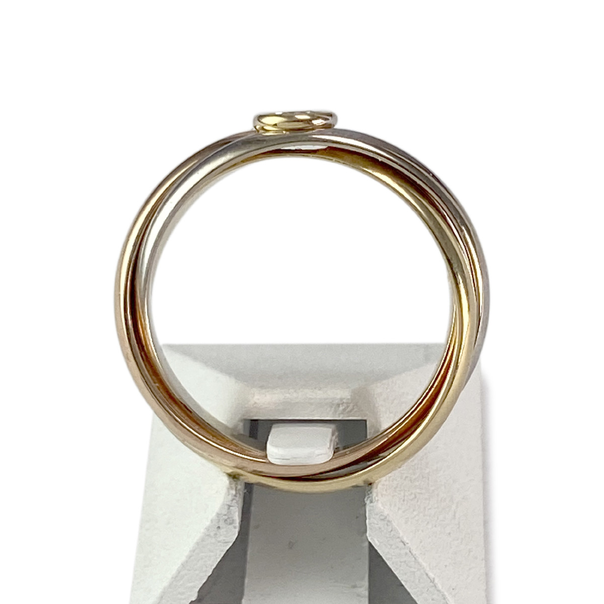 Solitaire d'occasion 3 ors 750 diamant - vue 3