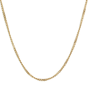 Chaîne d'occasion or 750 jaune maille gourmette 68,5 cm