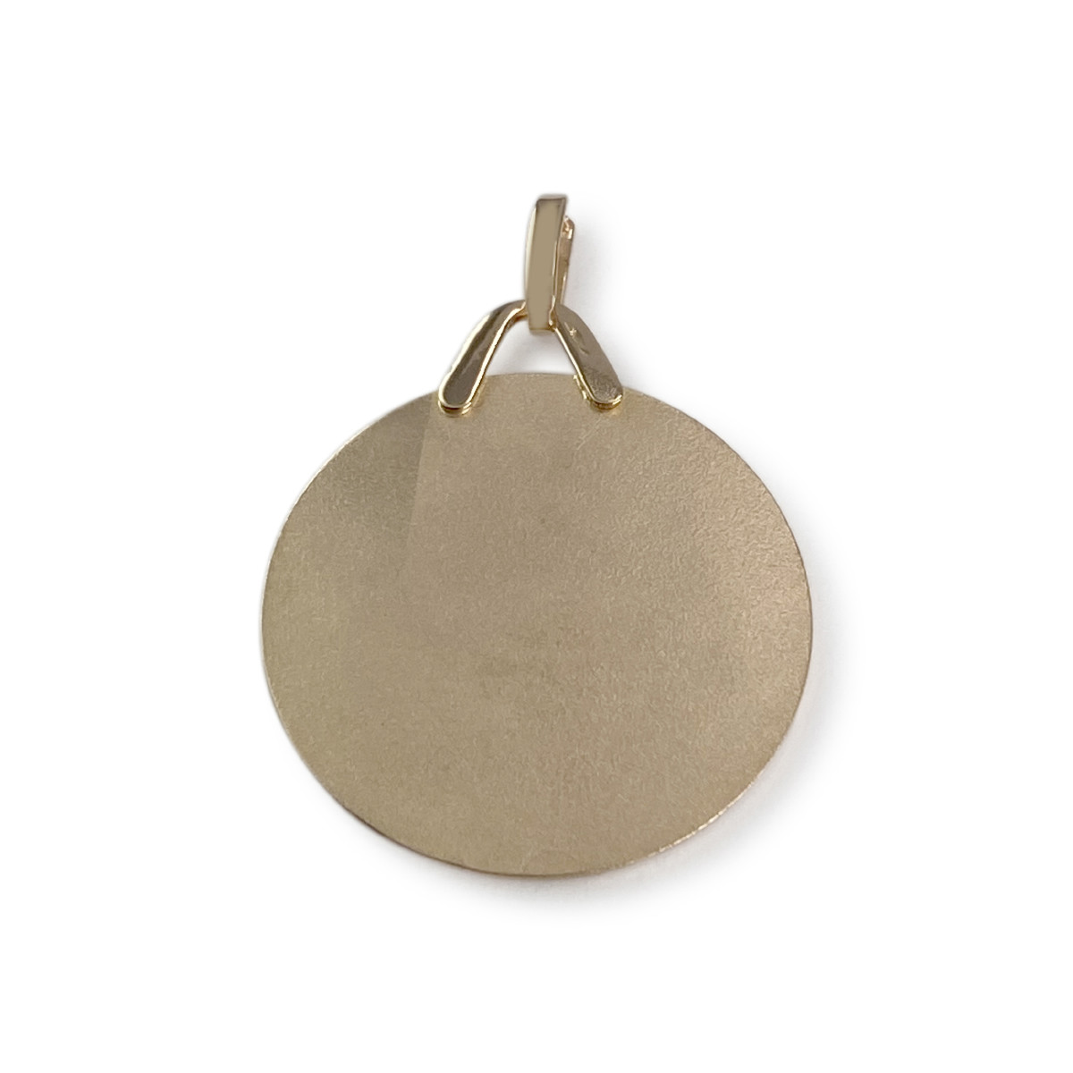 Médaille religieuse d'occasion or 750 jaune - vue 2