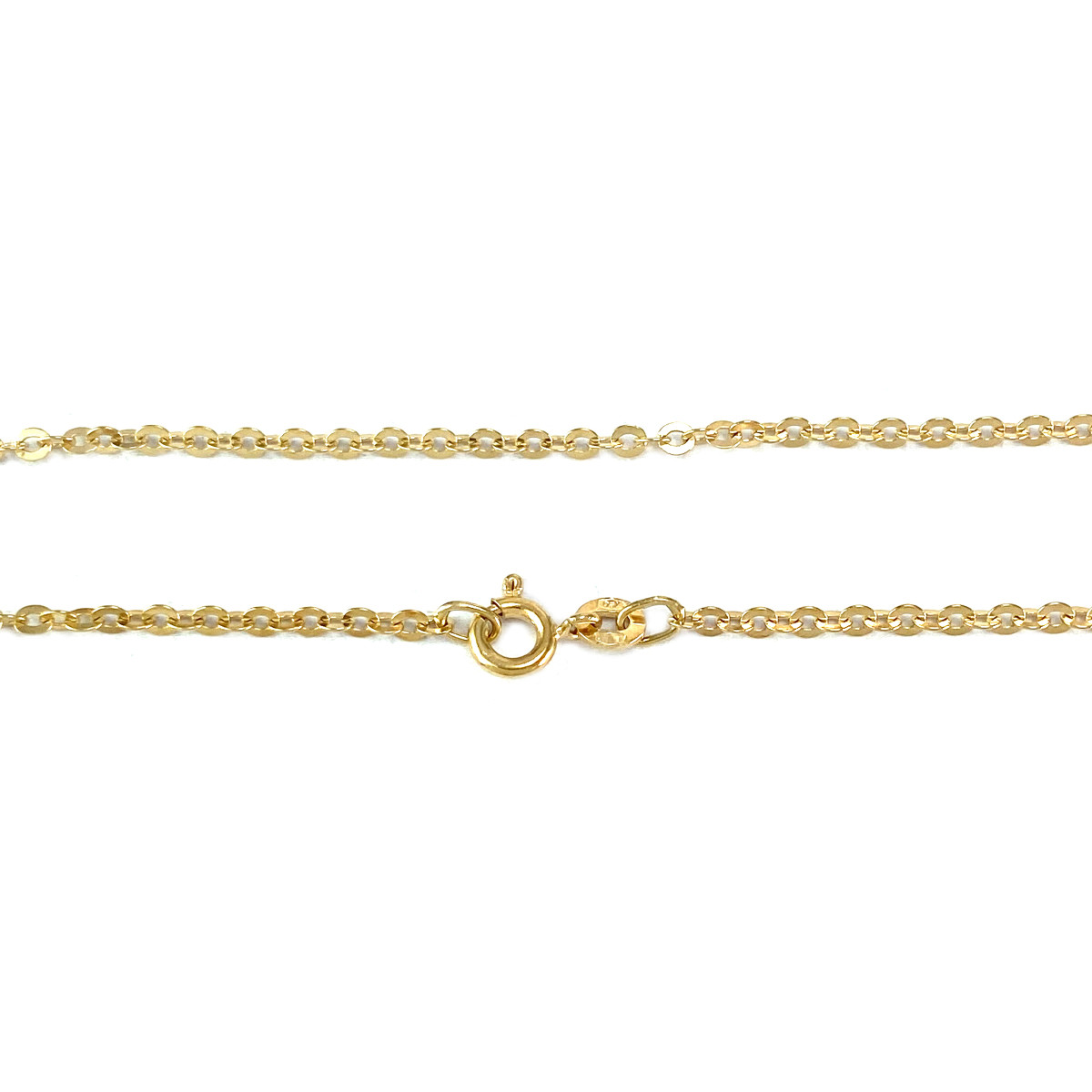 Chaîne d'occasion or 750 jaune maille fantaisie 50 cm - vue 3