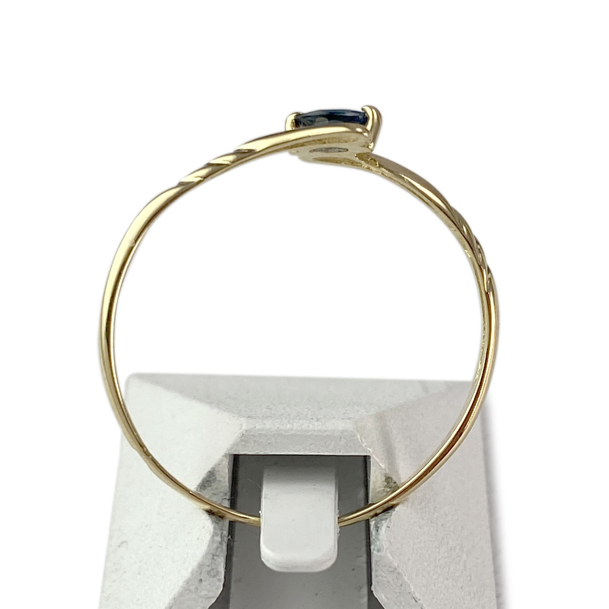 Bague d'occasion or 750 jaune saphir - vue 3