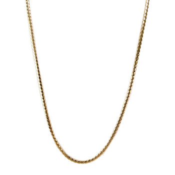 Chaîne d'occasion or 750 jaune maille fantaisie 63 cm