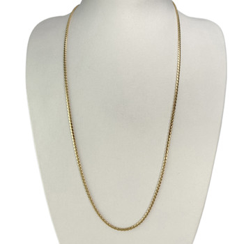 Chaîne d'occasion or 750 jaune maille fantaisie 63 cm