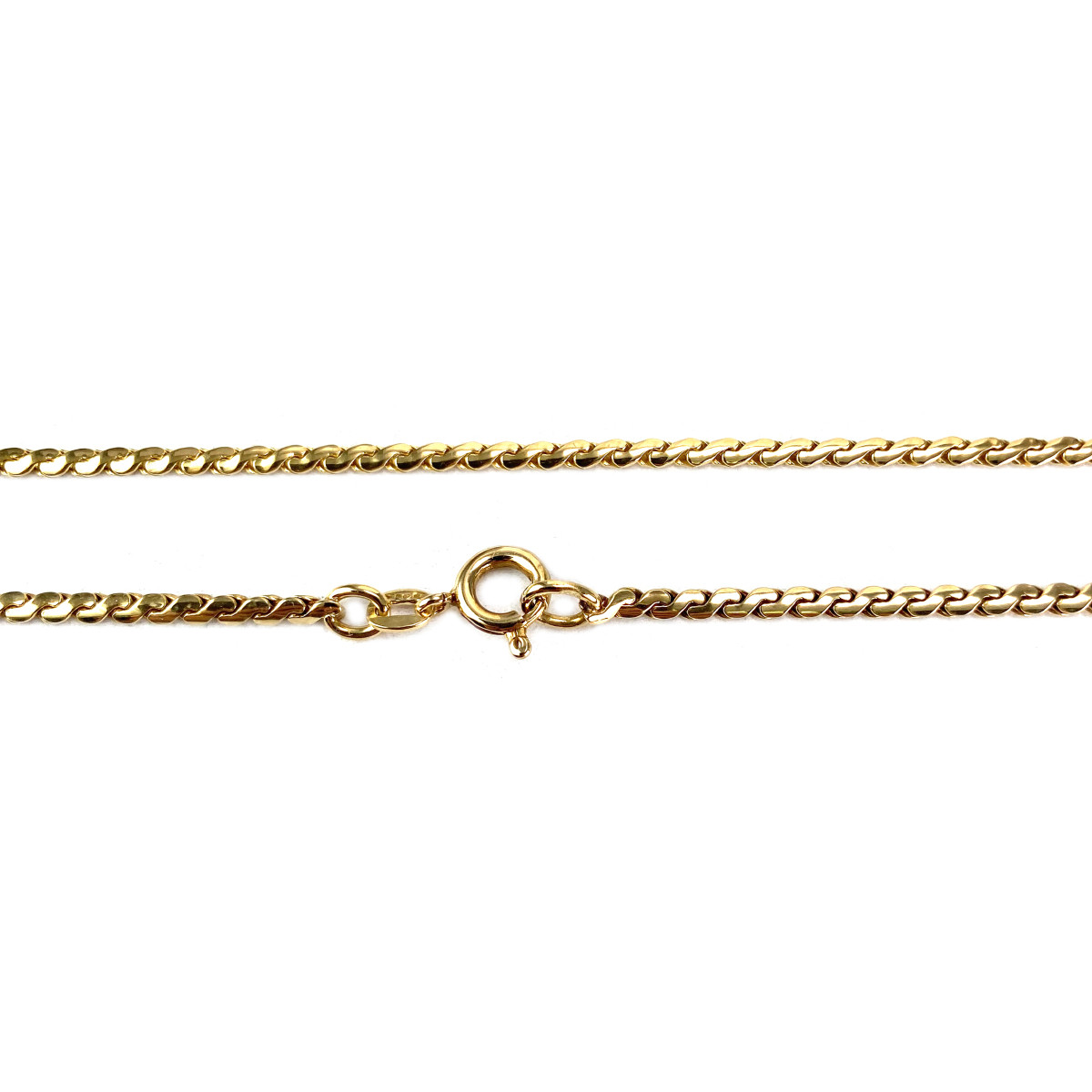 Chaîne d'occasion or 750 jaune maille fantaisie 63 cm - vue 3