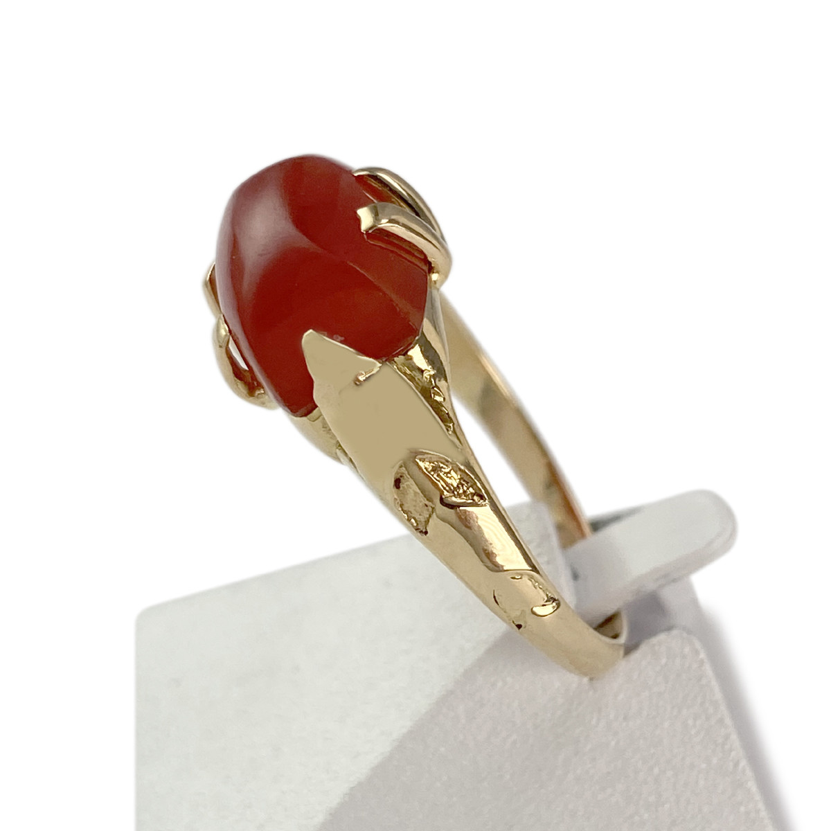 Bague d'occasion or 750 jaune cornaline - vue 2
