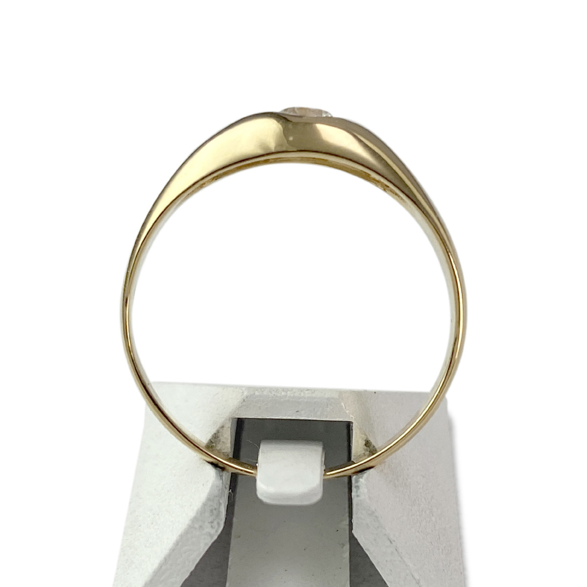 Bague d'occasion or 750 jaune zirconia - vue 3