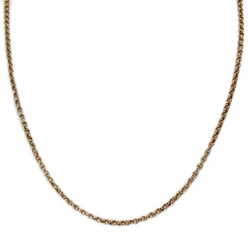 Chaîne d'occasion or 750 jaune maille jaseron 48,5 cm