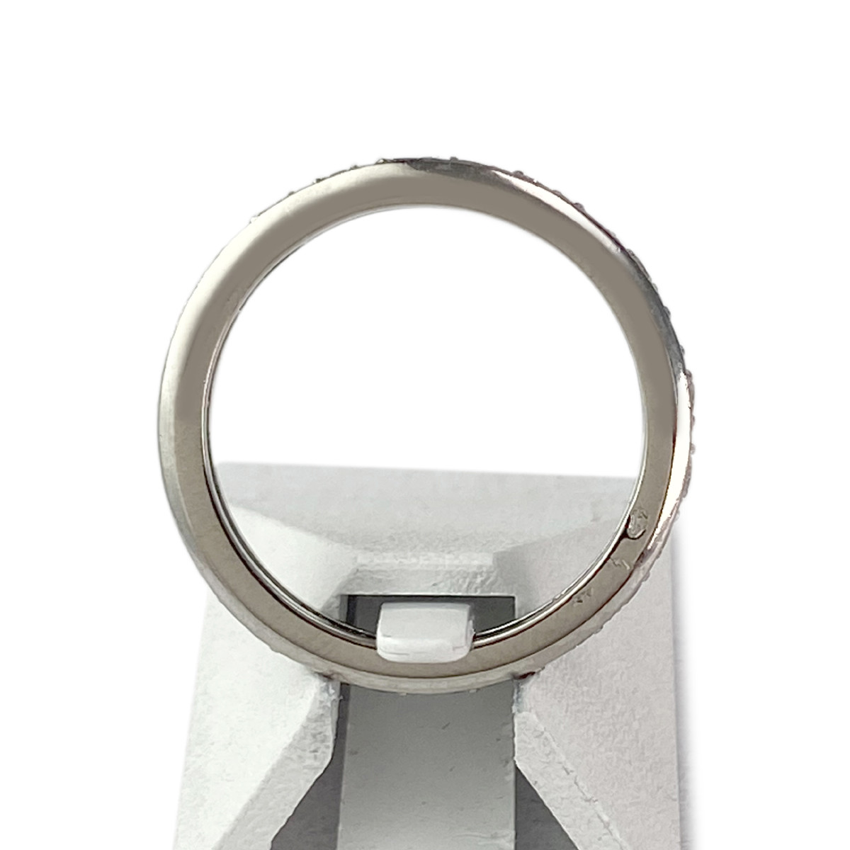 Bague d'occasion or 750 blanc diamants - vue 3