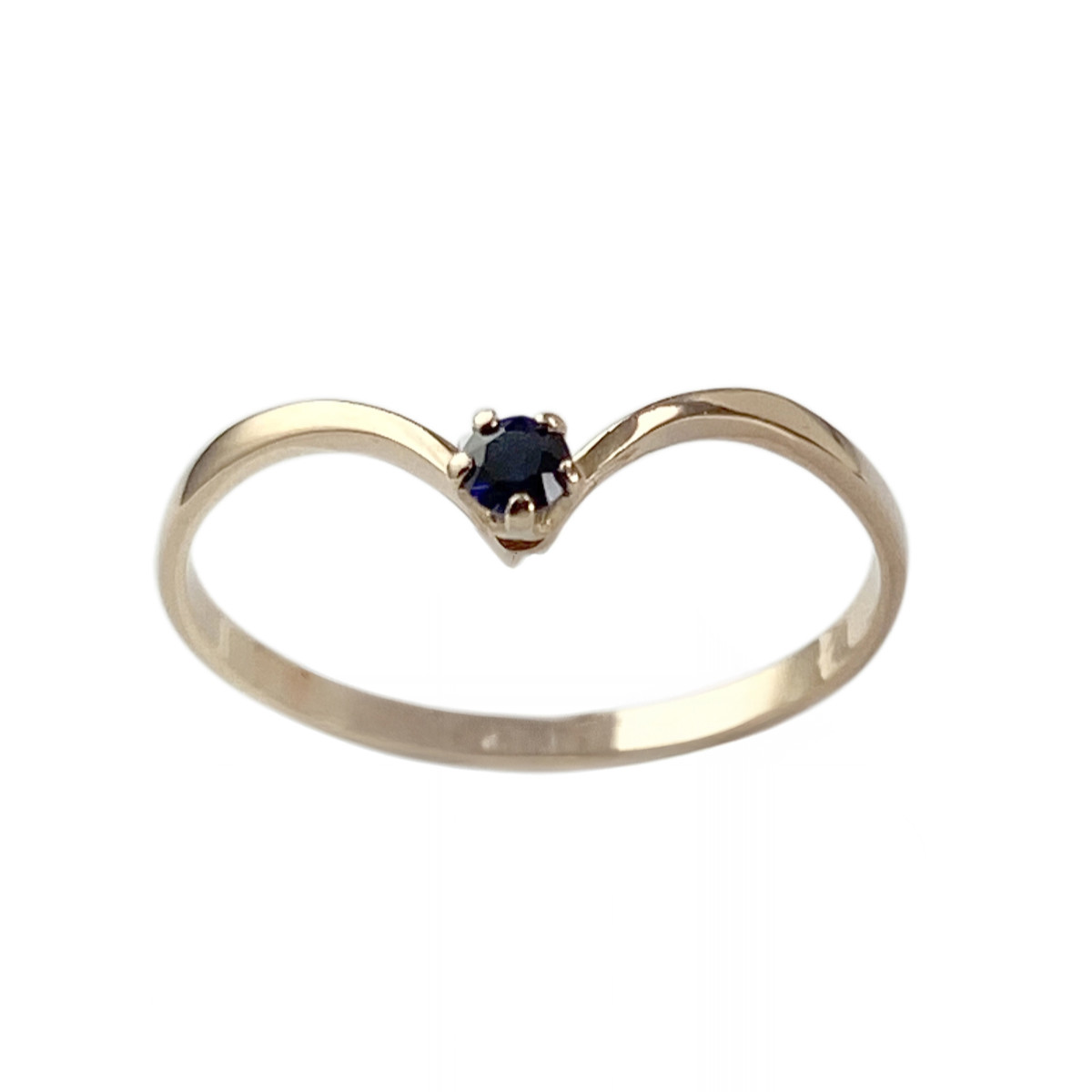 Bague d'occasion or 750 jaune saphir