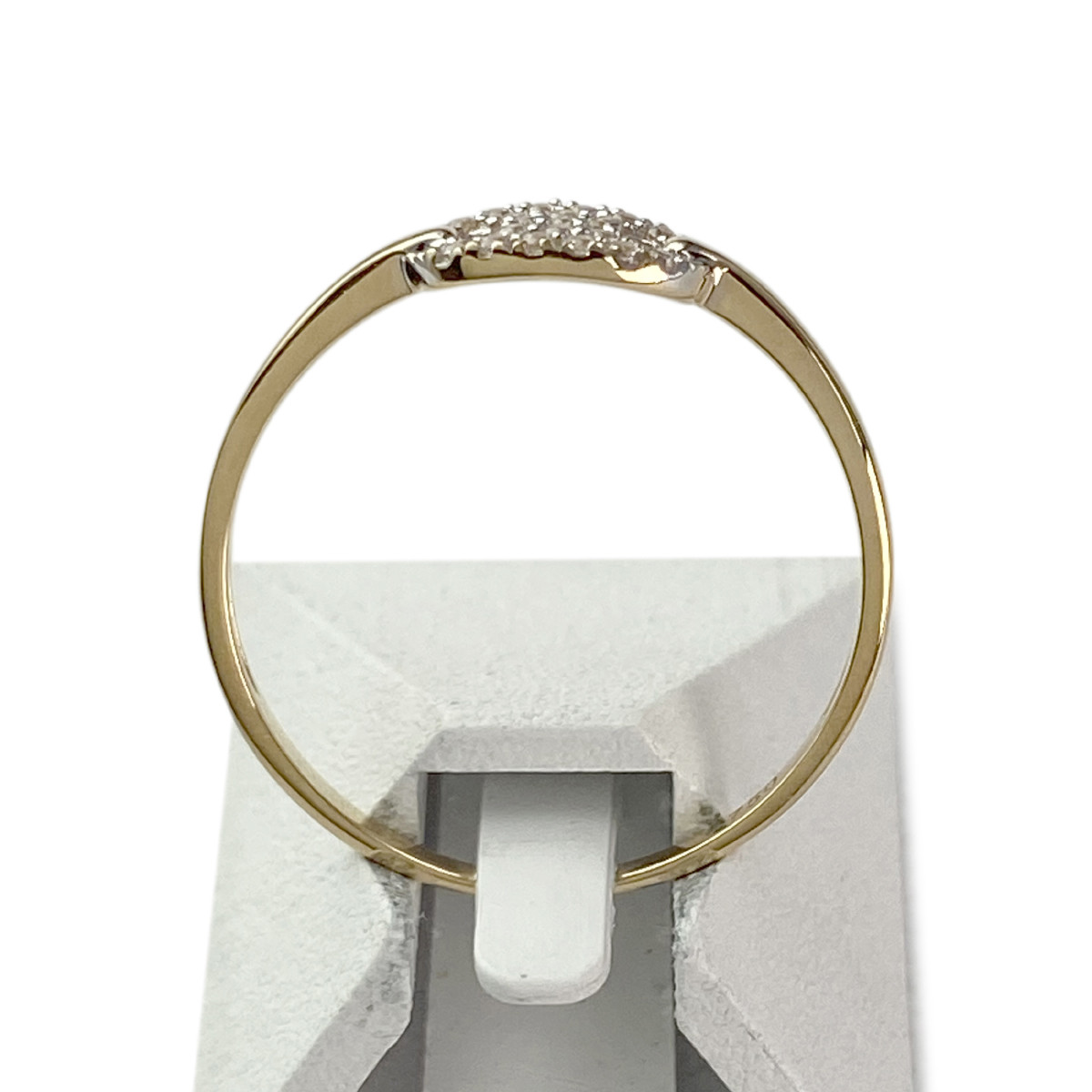Bague d'occasion 2 ors 750 zirconias - vue 3