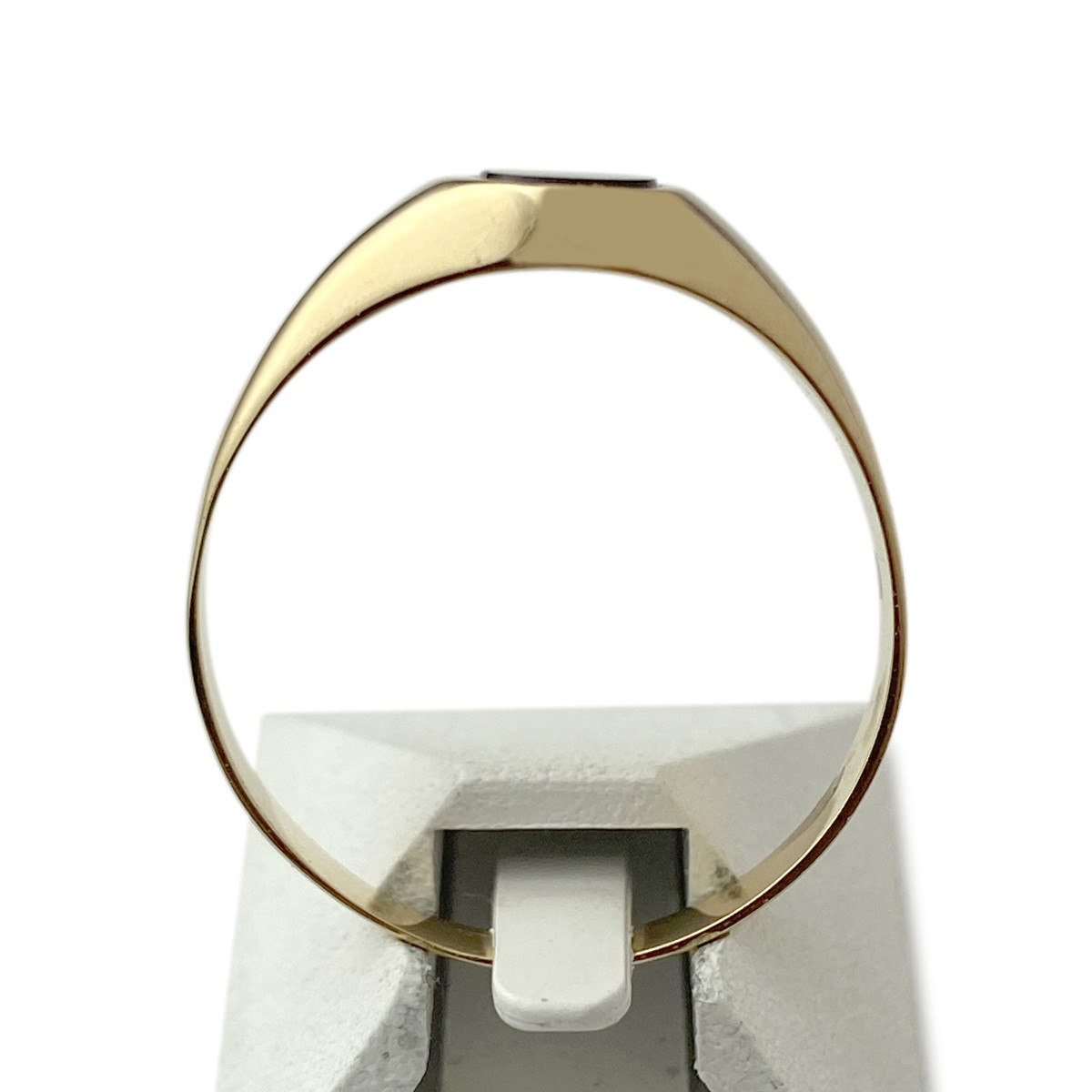 Bague d'occasion or 750 jaune onyx - vue 3