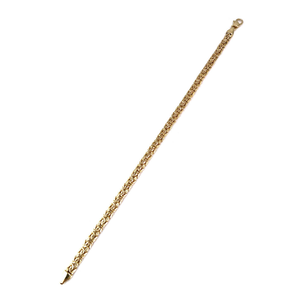 Bracelet d'occasion or 750 jaune maille royale 20 cm - vue 2