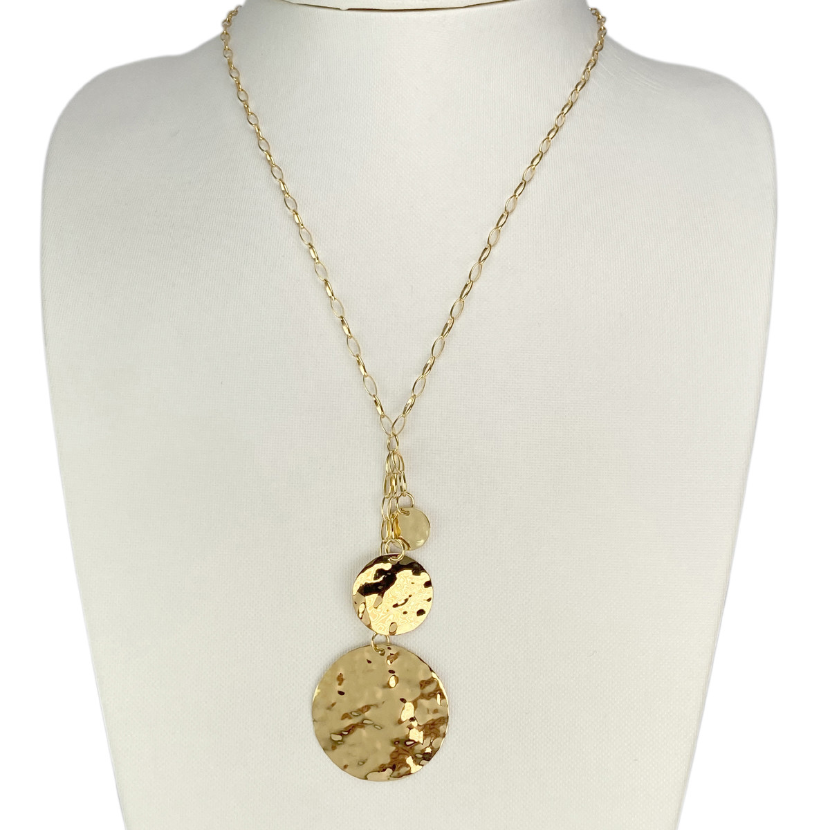 Collier d'occasion or 750 jaune maille fantaisie 47 cm - vue 2