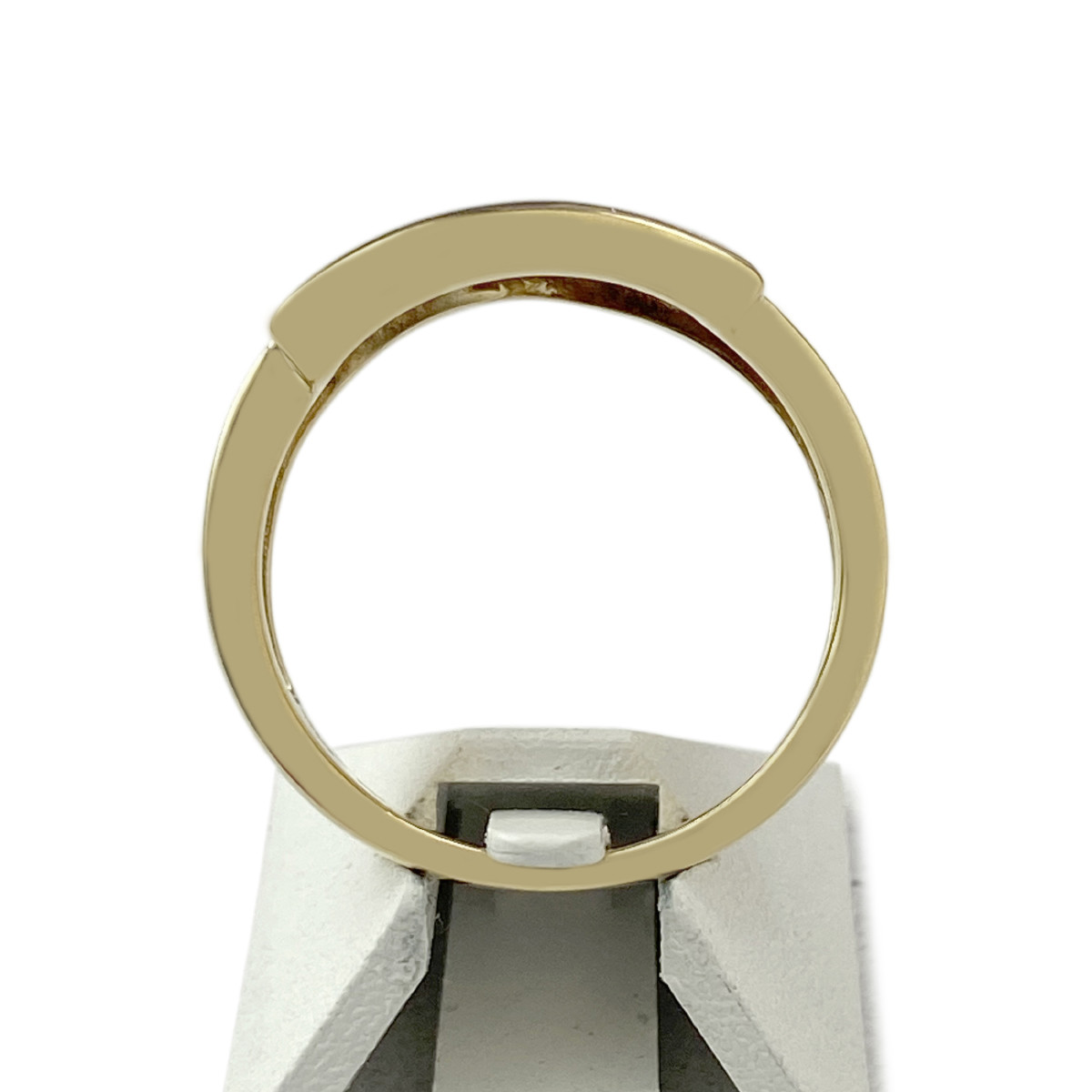Bague d'occasion or 750 2 tons diamants - vue 3