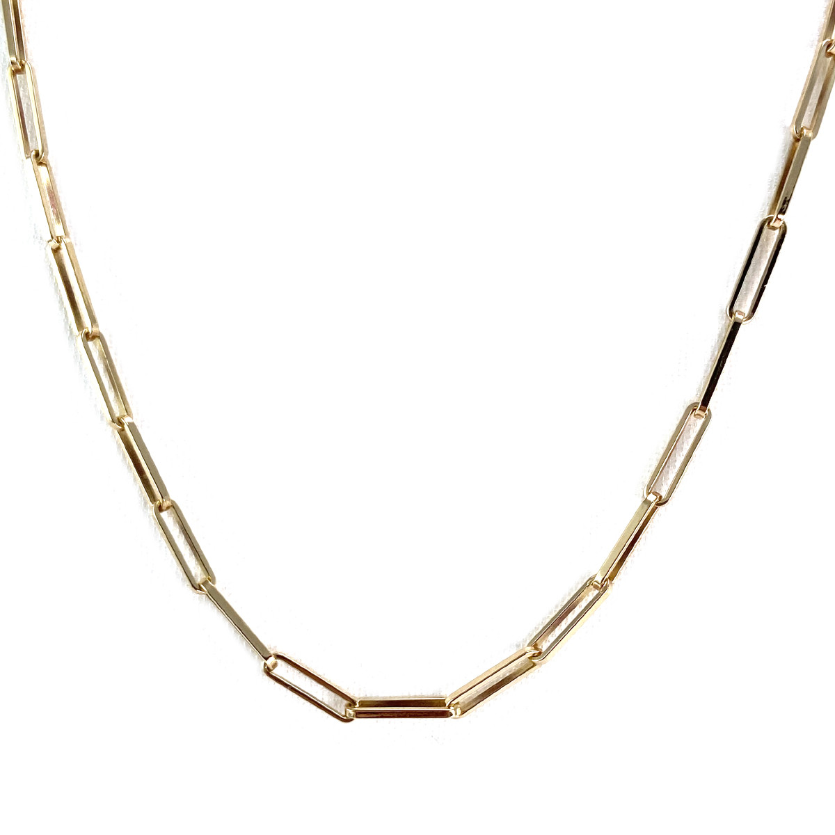 Chaîne d'occasion or 750 jaune maille fantaisie 58 cm