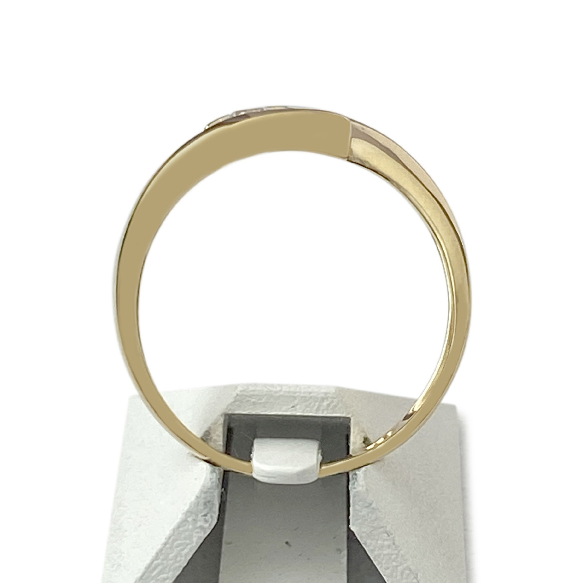 Bague d'occasion or 750 jaune zirconias - vue 3