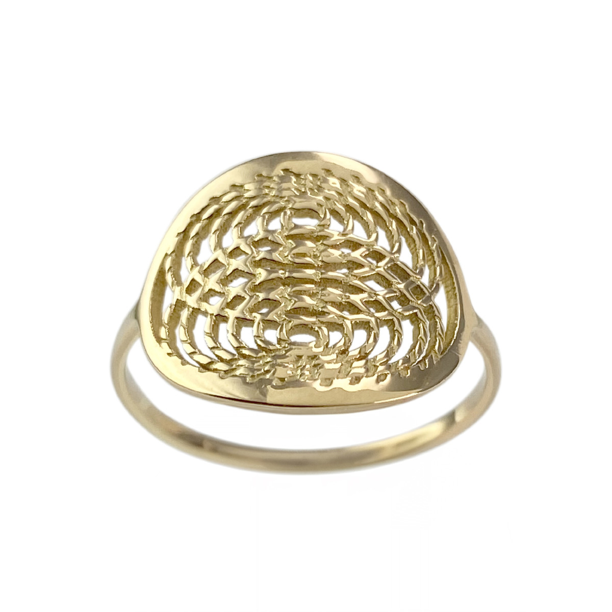Bague d'occasion or 750 jaune
