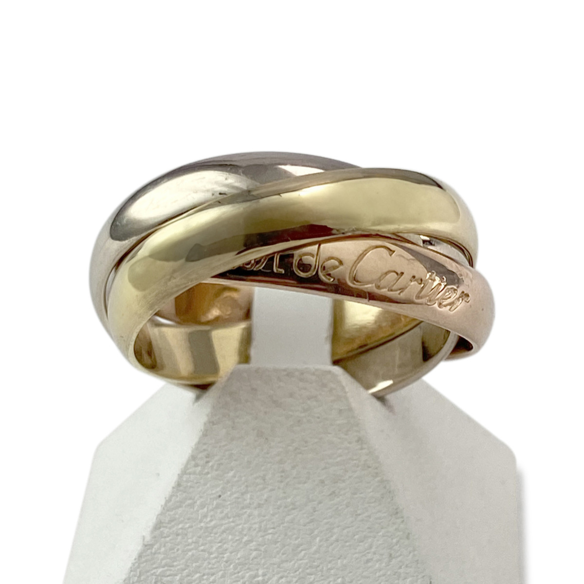 Bague trinity cartier d'occaison 3 ors 750