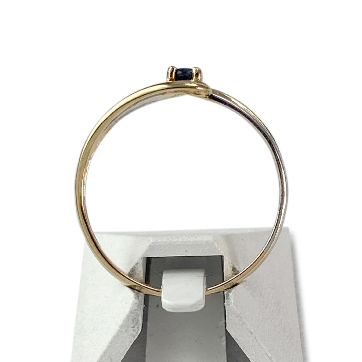 Bague d'occasion or 750 2 tons saphir - vue 3