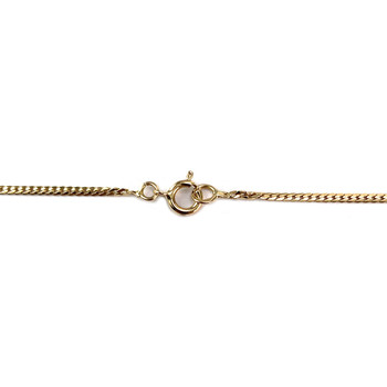 Collier d'occasion or 750 jaune maille anglaise saphir 44 cm
