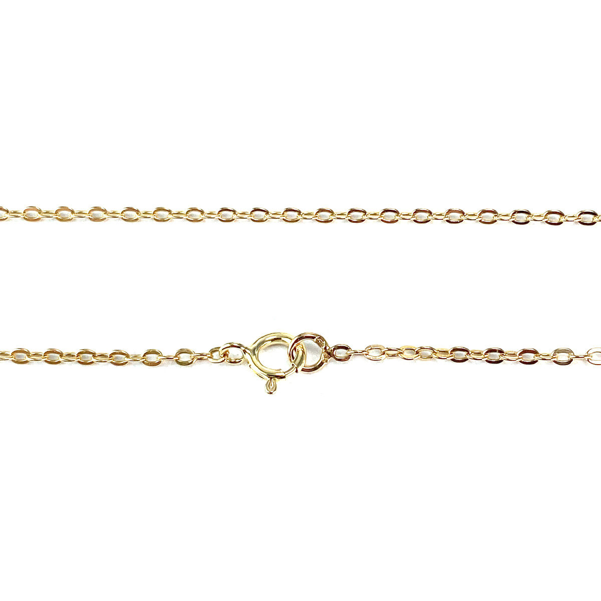Chaîne d'occasion or 750 jaune maille forçat 60,5 cm - vue 3