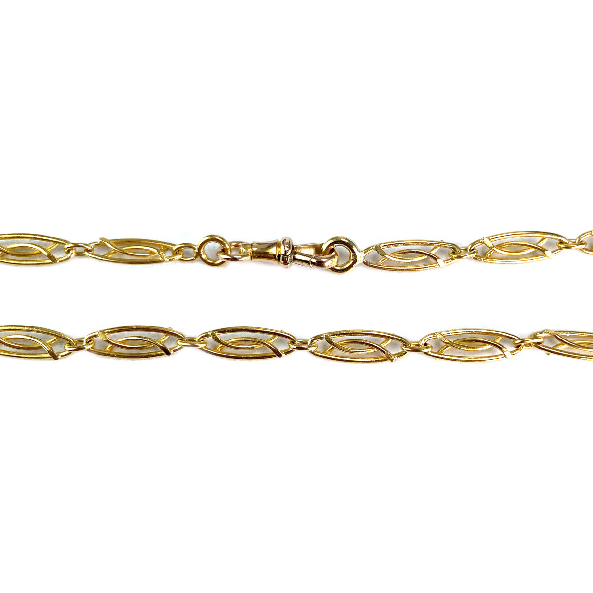 Collier d'occasion or 750 jaune maille fantaisie 76,5 cm - vue 3