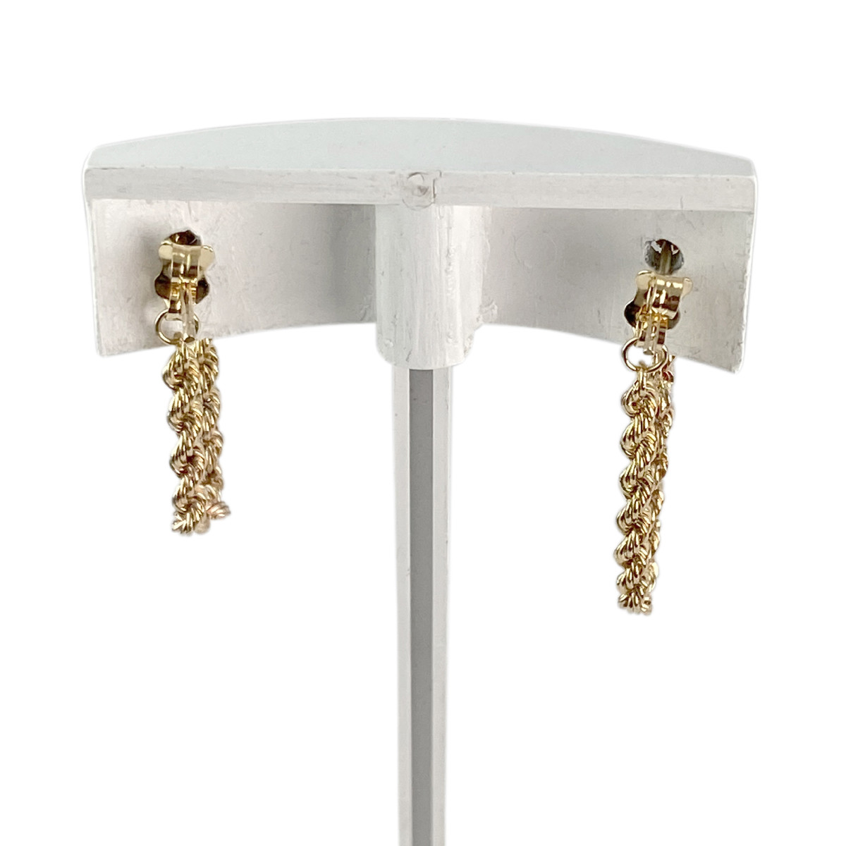 Boucles d'oreilles pendants d'occasion or 375 jaune - vue 3