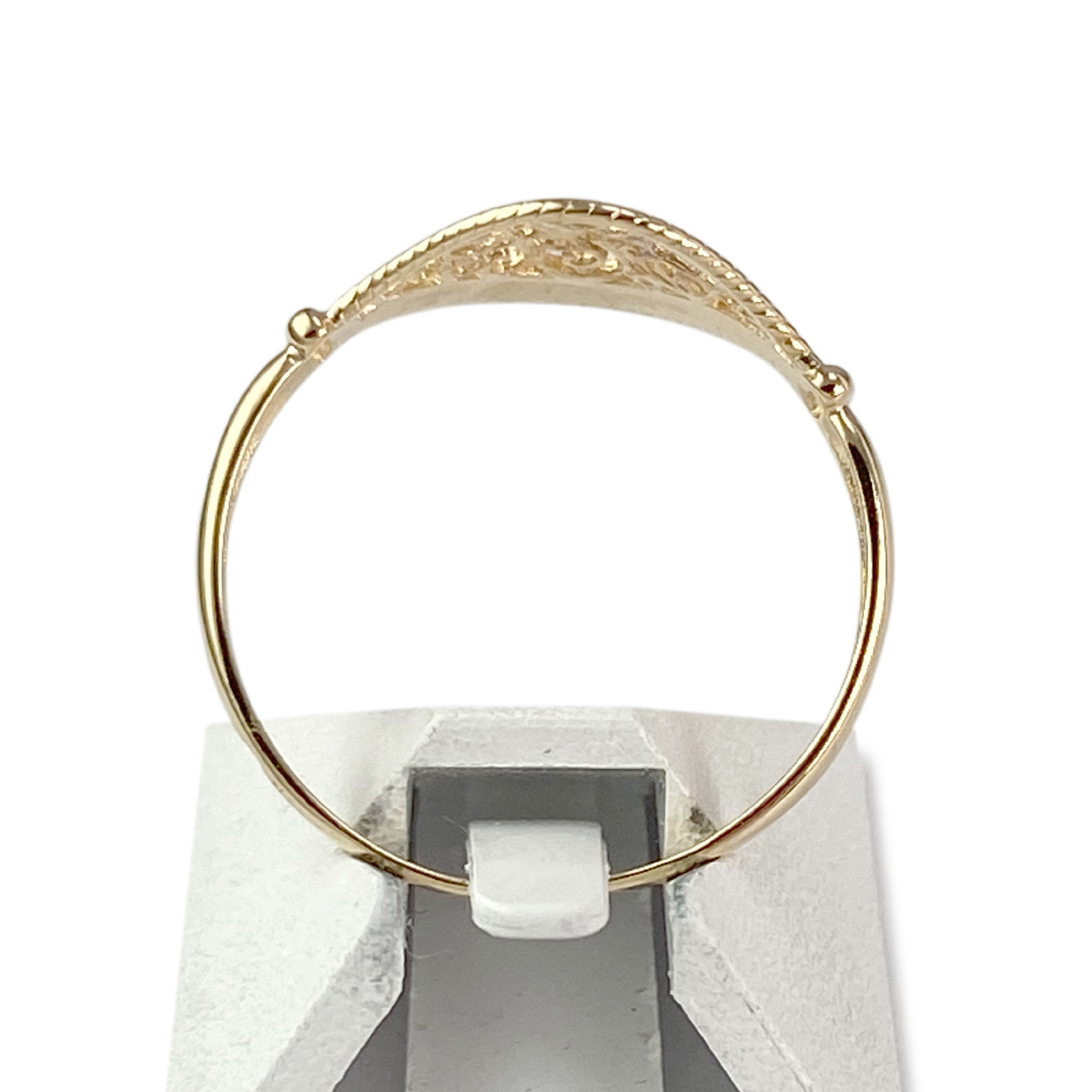Bague d'occasion or 750 jaune filigrane - vue 3