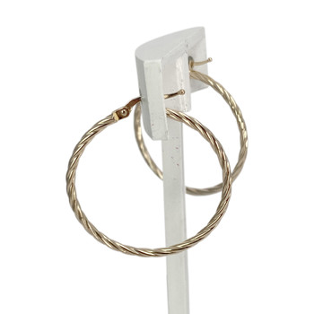 Créoles d'occasion or 375 34 mm