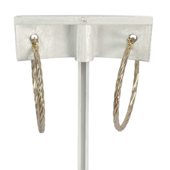 Créoles d'occasion or 375 34 mm