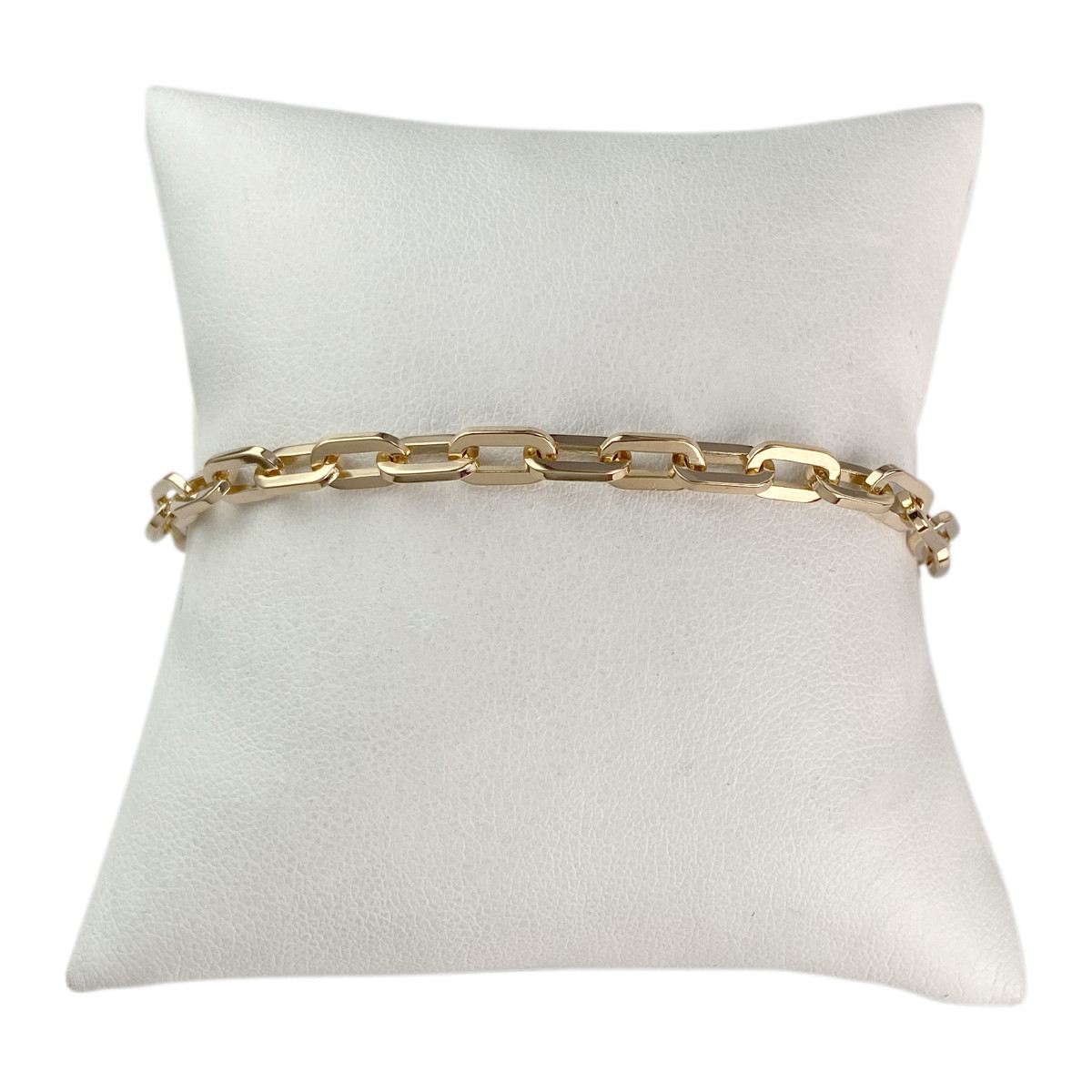Bracelet d'occasion or 750 jaune maille fantiaisie 19,5 cm